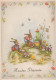 EASTER RABBIT Vintage Postcard CPSM #PBO530.GB - Ostern