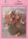 FLEURS Vintage Carte Postale CPSM #PAR603.FR - Flowers