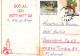 PÈRE NOËL Animaux NOËL Fêtes Voeux Vintage Carte Postale CPSM #PAK496.FR - Santa Claus