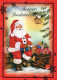 PÈRE NOËL NOËL Fêtes Voeux Vintage Carte Postale CPSM #PAJ720.FR - Santa Claus
