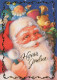 PÈRE NOËL NOËL Fêtes Voeux Vintage Carte Postale CPSM #PAJ856.FR - Santa Claus