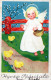 ÁNGEL PASCUA Vintage Tarjeta Postal CPA #PKE290.ES - Engel