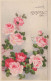 FLORES Vintage Tarjeta Postal CPA #PKE605.ES - Blumen