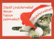 GATO GATITO Animales Vintage Tarjeta Postal CPSM #PBQ887.ES - Gatos