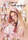 Virgen María Virgen Niño JESÚS Religión Vintage Tarjeta Postal CPSM #PBQ047.ES - Jungfräuliche Marie Und Madona