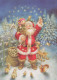 WEIHNACHTSMANN SANTA CLAUS Neujahr Weihnachten Vintage Ansichtskarte Postkarte CPSM #PBL093.DE - Santa Claus
