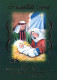 Jungfrau Maria Madonna Jesuskind Weihnachten Religion Vintage Ansichtskarte Postkarte CPSM #PBB888.DE - Vergine Maria E Madonne