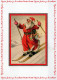 WEIHNACHTSMANN SANTA CLAUS Neujahr Weihnachten Vintage Ansichtskarte Postkarte CPSM #PBL482.DE - Santa Claus