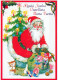WEIHNACHTSMANN SANTA CLAUS WEIHNACHTSFERIEN Vintage Postkarte CPSM #PAK211.DE - Santa Claus
