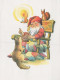 WEIHNACHTSMANN SANTA CLAUS TIERE WEIHNACHTSFERIEN Vintage Postkarte CPSM #PAK633.DE - Santa Claus
