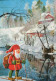 WEIHNACHTSMANN SANTA CLAUS WEIHNACHTSFERIEN Vintage Postkarte CPSM #PAK001.DE - Santa Claus