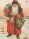 WEIHNACHTSMANN SANTA CLAUS WEIHNACHTSFERIEN Vintage Postkarte CPSM #PAJ652.DE - Santa Claus
