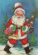 WEIHNACHTSMANN SANTA CLAUS WEIHNACHTSFERIEN Vintage Postkarte CPSM #PAJ583.DE - Santa Claus