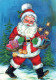 WEIHNACHTSMANN SANTA CLAUS WEIHNACHTSFERIEN Vintage Postkarte CPSM #PAJ583.DE - Santa Claus