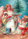 ENGEL WEIHNACHTSFERIEN Feiern & Feste Vintage Ansichtskarte Postkarte CPSM #PAJ192.DE - Engelen