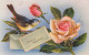FLEURS Vintage Carte Postale CPSMPF #PKG089.FR - Fiori