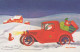 PÈRE NOËL Bonne Année Noël Vintage Carte Postale CPA #PKE034.FR - Santa Claus