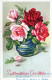 FLEURS Vintage Carte Postale CPA #PKE485.FR - Blumen