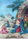 Vierge Marie Madone Bébé JÉSUS Noël Religion Vintage Carte Postale CPSM #PBP985.FR - Vierge Marie & Madones