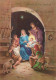 Vierge Marie Madone Bébé JÉSUS Noël Religion Vintage Carte Postale CPSM #PBP727.FR - Virgen Mary & Madonnas