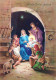 Vierge Marie Madone Bébé JÉSUS Noël Religion Vintage Carte Postale CPSM #PBP727.FR - Maagd Maria En Madonnas