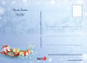 BABBO NATALE Buon Anno Natale Vintage Cartolina CPSM #PBL550.IT - Santa Claus
