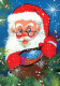 BABBO NATALE Natale Vintage Cartolina CPSM #PAJ792.IT - Kerstman