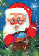 BABBO NATALE Natale Vintage Cartolina CPSM #PAJ792.IT - Santa Claus