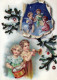 ANGELO Buon Anno Natale Vintage Cartolina CPSM #PAJ193.IT - Angeli