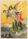 ANGELO Buon Anno Natale Vintage Cartolina CPSM #PAG994.IT - Anges