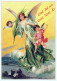 ANGELO Buon Anno Natale Vintage Cartolina CPSM #PAG994.IT - Angels