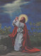 JESUS CHRISTUS OSTERN Christentum Religion LENTICULAR 3D Vintage Ansichtskarte Postkarte CPSM #PAZ013.DE - Jezus