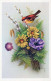 FLOWERS Vintage Ansichtskarte Postkarte CPSMPF #PKG090.DE - Blumen