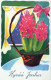 FLOWERS Vintage Ansichtskarte Postkarte CPA #PKE607.DE - Flowers