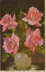 FLOWERS Vintage Ansichtskarte Postkarte CPA #PKE486.DE - Bloemen