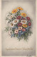 FLOWERS Vintage Ansichtskarte Postkarte CPA #PKE668.DE - Fiori