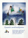 ENGEL Weihnachten Vintage Ansichtskarte Postkarte CPSM #PBP599.DE - Anges