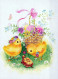 OSTERN HUHN EI Vintage Ansichtskarte Postkarte CPSM #PBO719.DE - Easter