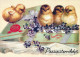 OSTERN HUHN Vintage Ansichtskarte Postkarte CPSM #PBO970.DE - Pâques