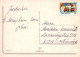 Neujahr Weihnachten KERZE Vintage Ansichtskarte Postkarte CPSM #PBN782.DE - Nouvel An