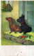 CANE Animale Vintage Cartolina CPA #PKE794.IT - Cani