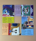 Mint Singapore Transitlink SMRT Metro Train Subway Ticket Card, Disney Channel Mickey Mouse, Set Of 4 Mint Cards - Singapore