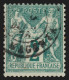 N°62, Sage 2c Vert, Type I, Oblitéré, Signé CALVES + Certificat - TB D'ASPECT - 1876-1878 Sage (Typ I)