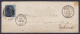 L. Affr. N°11A P24 Càd BRUXELLES /12-4-1860 Pour TIRLEMONT Réexpédiée à TURNHOUT - Destination "Tirlemont" Grattée - Càd - 1858-1862 Medallions (9/12)