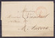 L. Càd CHIMAY /6 OCT 1841 Pour ANVERS - Port "3" (au Dos: Càd Arrivée ANVERS) - 1830-1849 (Belgique Indépendante)