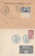 N°541, Obl: Expo Château De Malmaison 27/6/4, N°665 Obl: Anniversaire De La Libération 31/8/45 Collection BERCK. Rare - Covers & Documents