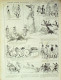 La Caricature 1882 N°148 Me Thérèse Ou Vaillance & Chorégraphie Robida Trock - Tijdschriften - Voor 1900