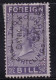 GB  QV  Fiscals / Revenues Foreign Bill  £2/10-  Deep Lilac Good Used Barefoot 98 - Steuermarken