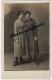 Carte Photo Originale Prise De Vue Studio Années 1900 - 2 Jeunes Femmes élégantes Avec Belle Robe Belles Chaussures - Old (before 1900)