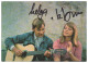 Y28989/  Duo  Helga Und Klaus  Autogramm Autogrammkarte   60/70er  - Autographes